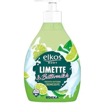 Elkos krémové tekuté mydlo lime & buttermilk 500 ml