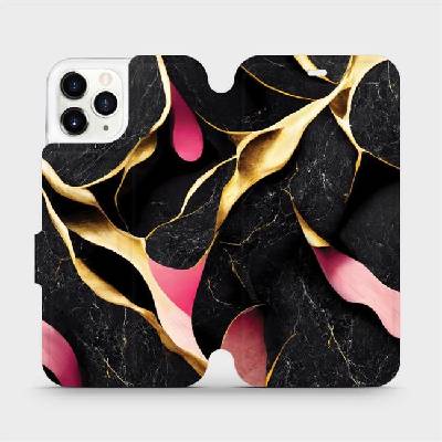 Mobiwear - Apple iPhone 11 Pro - VP35S Černý a zlatavý mramor