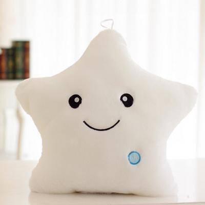 Tea Toys Плюшена звезда с LED светлини Tea, Бял