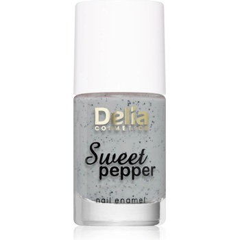 Delia Cosmetics Sweet Pepper Black Particles лак за нокти цвят 01 Cloudy 11ml