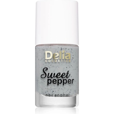 Delia Cosmetics Sweet Pepper Black Particles лак за нокти цвят 01 Cloudy 11ml