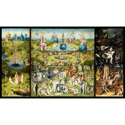 Obrazy - Bosch, Hieronymus: Zahrada pozemských rozkoší - reprodukce obrazu