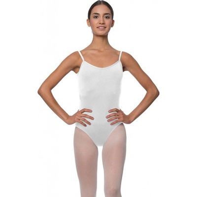Lulli trikot na špagetové ramienka LUB217 biely