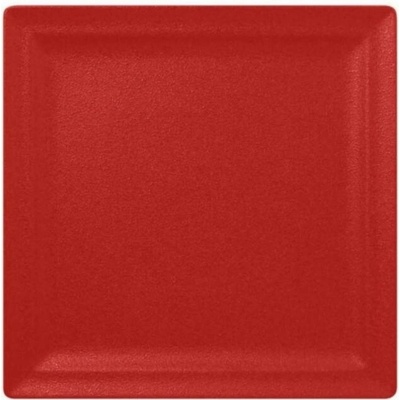 RAK Porcelain Neofusion talíř čtvercový červený 30 × 30 cm
