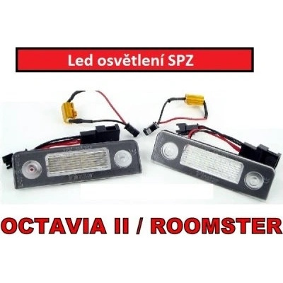 ŠKODA Octavia II 2 Roomster OSVĚTLENÍ SPZ