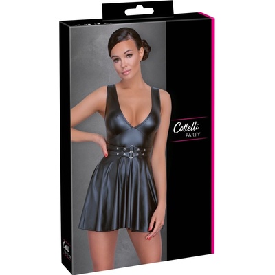 Cottelli pleated dress with belt