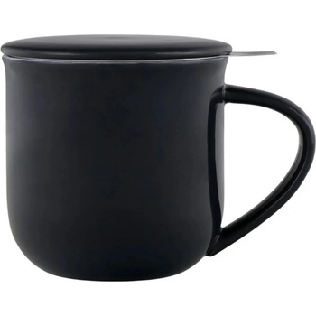 Viva Scandinavia Чаша за чай с цедка и капак Viva Scandinavia MINIMA EVA V81445, 380 мл, Порцелан, Тъмносин (V81445)