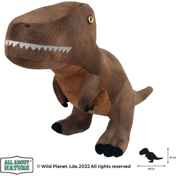 Wild Planet Плюшена играчка, Динозавър T-Rex 40см. Wild Planet (K8691)