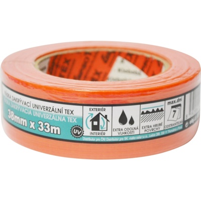 Mako Tkaná zakrývacia lepiaca páska lepí 7 dní 38 mm x 33 m