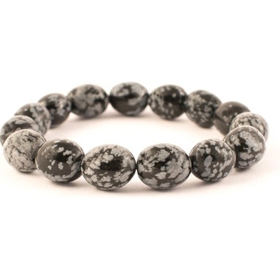 Milujeme Kameny obsidián vločkový váleček NV36