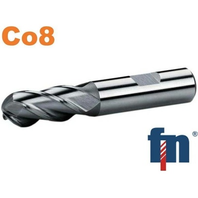 Fréza 4bř. kopírovací 8x19 mm , krátká HSSCo8 530718.080