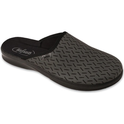 BEFADO 548M044 pánské pantofle LEON ZŠ šedé