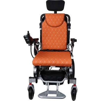 Eroute 8000R Elektrický invalidný vozík s automatickým sklápaním operadla Oranžová