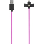 Kate Spade Дизайнерски USB кабел за устойства с Lightning порт - Kate Spade New York Lightning USB Cable (розов) (KSPW-223-BLKVS)