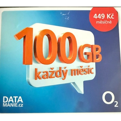 O2 - 100GB DAT na měsíc