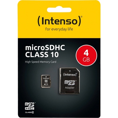 Intenso SDHC 4GB class 10 3413450