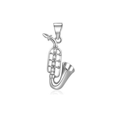 Nubis Stříbrný přívěšek saxofon NB 4182