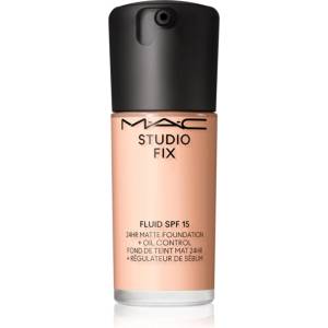 MAC Cosmetics Studio Fix Fluid SPF 15 24HR Matte Foundation + Oil Control матиращ фон дьо тен SPF 15 цвят N12 30ml
