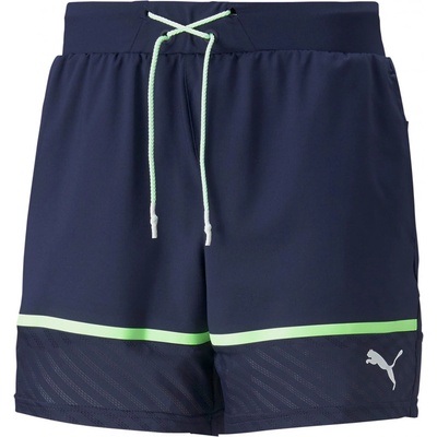 Puma pánske kraťasy TRAIN BREEZE 5" short PEACOAT 52152806 tmavomodrá