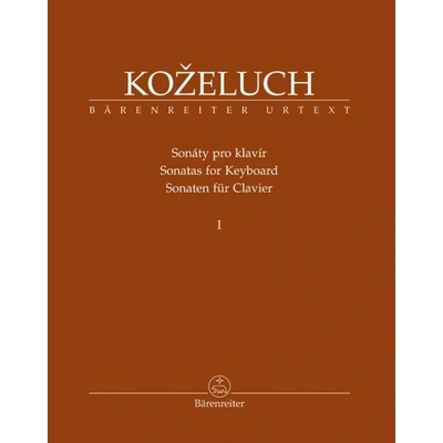Súborné vydanie sonát pre klavír I od Leopolda Koželuha