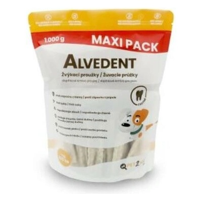 Alvedent Pet2Me žvýkací proužky pro psy 100ks 1000 g