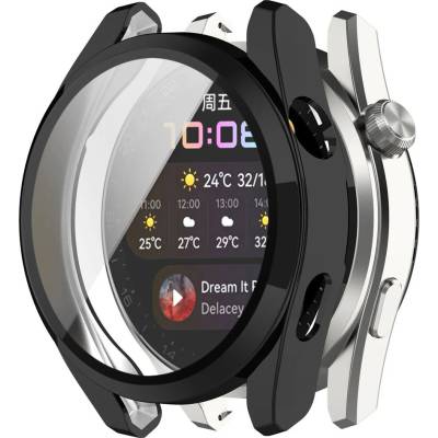 Techsuit Протектор за Huawei Watch 3 + Defense360 Pro - Черен