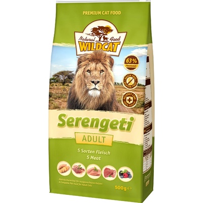 WildCat Serengeti Adult 5 druhov mäsa so zemiakmi 3 kg