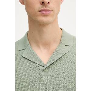Giorgio Armani тениска с яка мъжка памучна (XM002165.AF20139) - answear - 148,62 лв