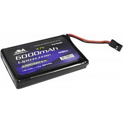 ArrowMax akupack Li-Pol modelářství 3.7 V 6000 mAh Softcase zásuvka JR