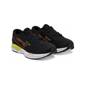Mizuno WAVE REVOLT 3 čierna reflexný neón biela