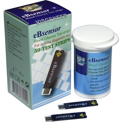 eBsensor Testovacie prúžky do glukomeru 50 ks