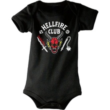 Dětské černé Body Stranger Things Hellfire Club
