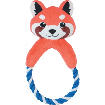 Zolux Hračka pes CALINOU PANDA ROPE plyš 1 ks