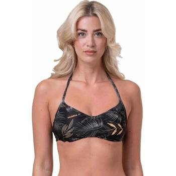 NEBBIA Earth Powered Bikini Top Volcanic Black S Дамски бански (5563620)