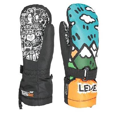 rukavice LEVEL Junior Mitt ORANGE velikost 3
