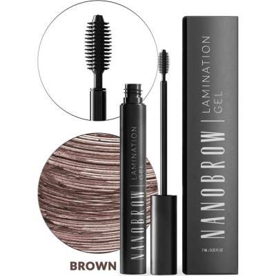 Nanobrow Lamination Gel Gel na obočí Brown 7 ml – Zboží Dáma