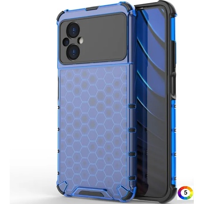 Xiaomi Poco M5 4G Силиконов Калъф Honeycomb TPU и Протектор