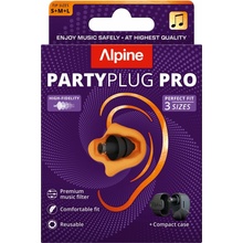 Alpine PartyPlug Pro Natural Chrániče 21 dB Čierna