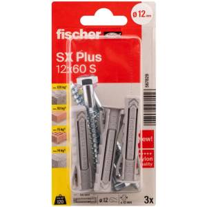 Fischer ДЮБЕЛ С ВИНТ 12x60 3 БР fischer sx plus (4048962481556)