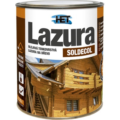 HET Soldecol olejová lazúra SL 10 Biela 2,5 l