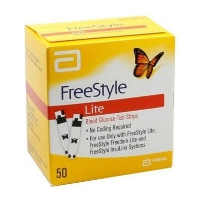 ABBOT Тест Ленти за Кръвна захар , Abbott FreeStyle Lite 50 Blood Glucose test strips