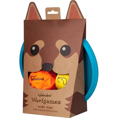 Waboba Waboba Woofpack sada 2 x míček 1 x frisbee
