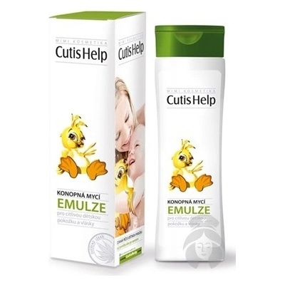 CutisHelp konopná mycí emulze dětská 200 ml