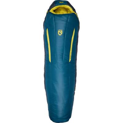 NEMO Equipment Синтетичен спален чувал Nemo Forte Endless Promise Mens 20 Synthetic sleeping bag - Abyss / Green Sheen - размер up to 183 cm (514-1240-0111)