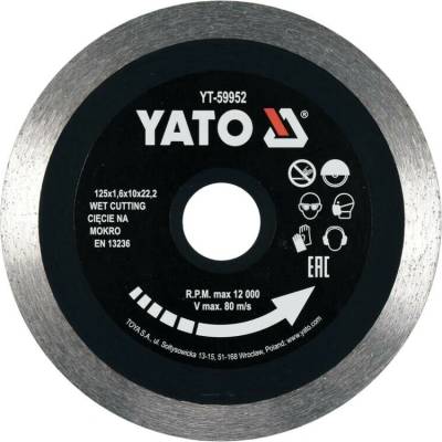 Yato diamantový kotúč 125 x 22.2 mm YT-59952