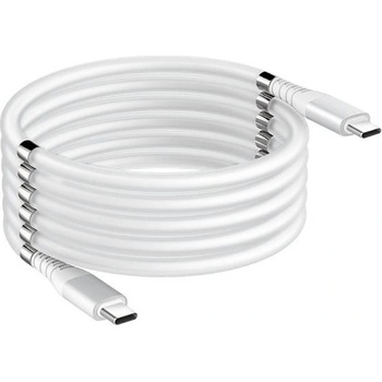 Stablecam 1DJ2033 Magnetický samonavíjací USB nabíjací (Type-C to Type-C), 90cm