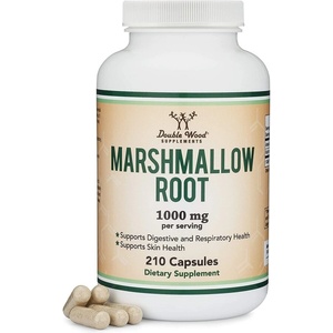 Double Wood Supplements Marshmallow root - Бяла ружа (корен), 210 капсули Double Wood (25QMT DW)