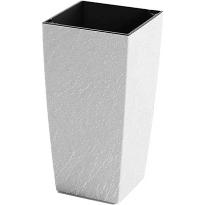 Plastkon Eliot Stone květináč 30 x 58 cm bílá