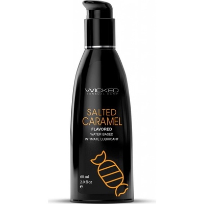 Wicked lubrikačný gél AQUA Salted Caramel Flavored 60 ml