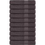 vidaXL Кърпи FROGN 10 бр. Антрацит 100x200 см 360 г/м2 (136699)